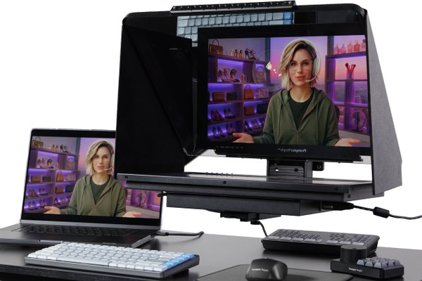 Prompter People Desktop Free Fly Single Arm Teleprompter 제품 이미지