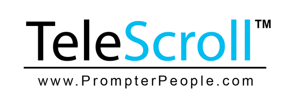 Prompter People TeleScroll | Live-Streaming and Professional Teleprompter Software 제품 이미지