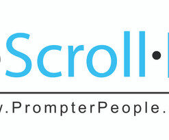 Prompter People TeleScroll Pro | Live-Editing Professional Teleprompter Software 제품 이미지